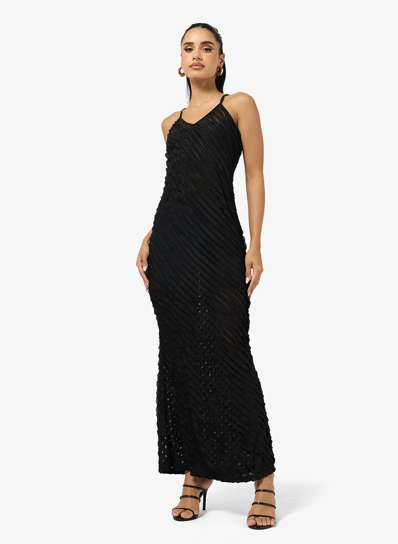 Ginger Strappy Baby Frill Slip Dress - Image 1